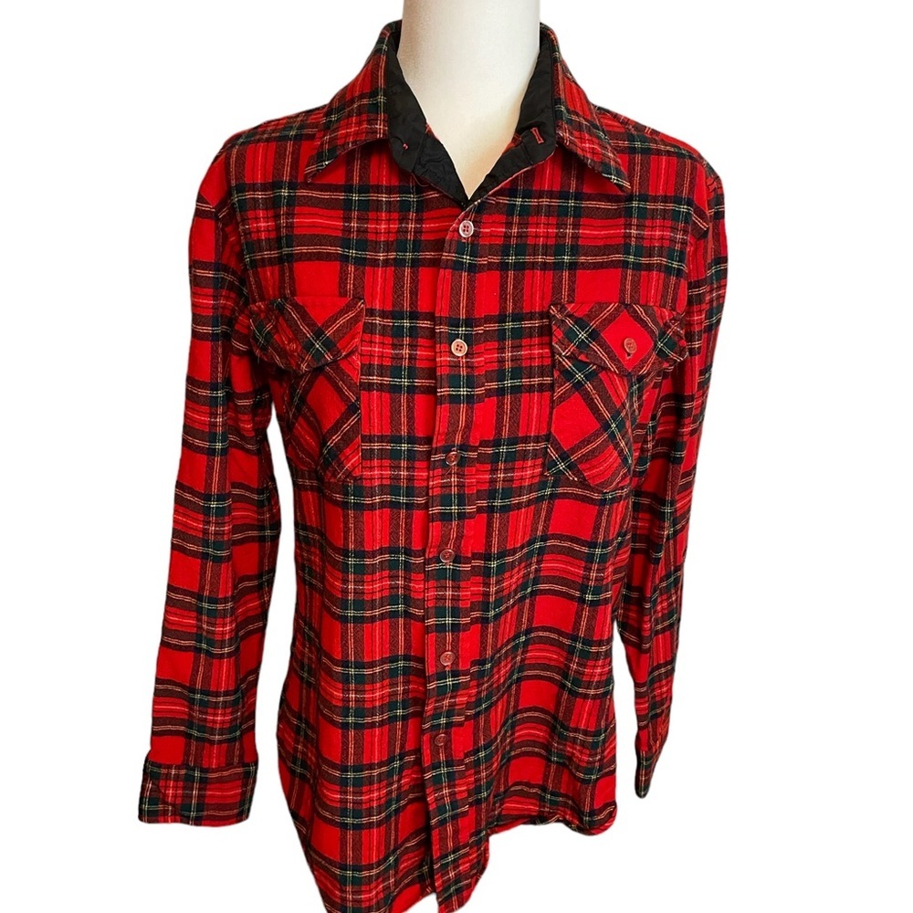 HUDSON Bay Company Authentic Mens Wool Long Sleeve Button Up Shirt - Size large